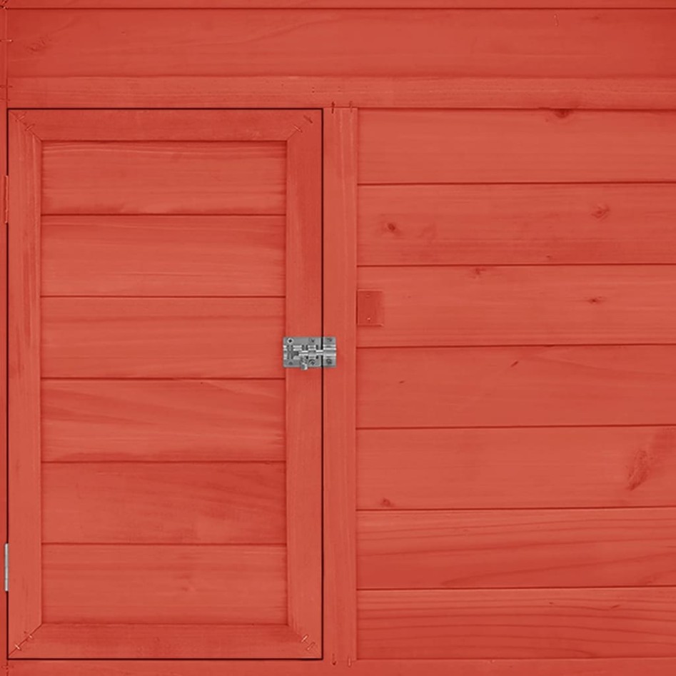 Gallinero madera maciza de abeto rojo y blanco 152x96x110