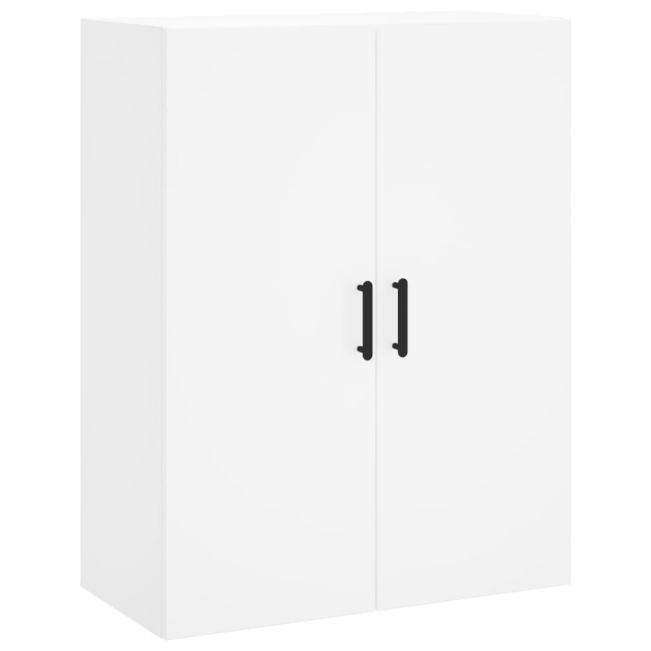 Aparador alto madera contrachapada blanco 69,5x34x180