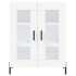 Aparador alto madera contrachapada blanco 69,5x34x180