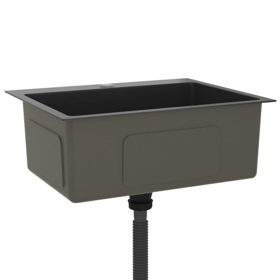 Fregadero hecho a mano de acero inoxidable