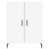 Aparador alto madera contrachapada blanco 69,5x34x180