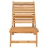 Tumbona de madera maciza de