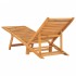 Tumbona de madera maciza de