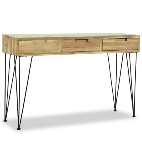 Mesa consola 120x35x76 cm madera de teca