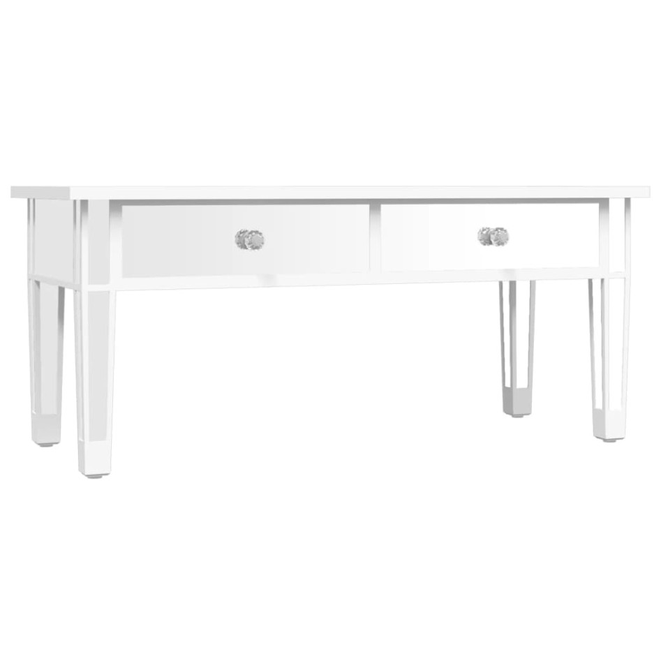 Mesa de centro especular madera tecnológica vidrio 106x45x45