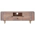 Mueble de TV de madera maciza de acacia 118x30x40