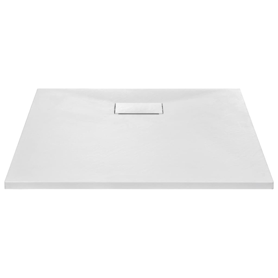 Plato de ducha SMC blanco 80x80