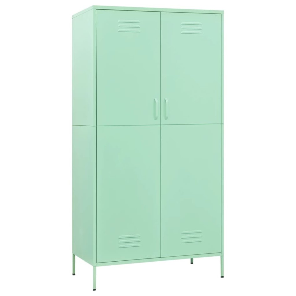 Armario de acero verde menta 90x50x180