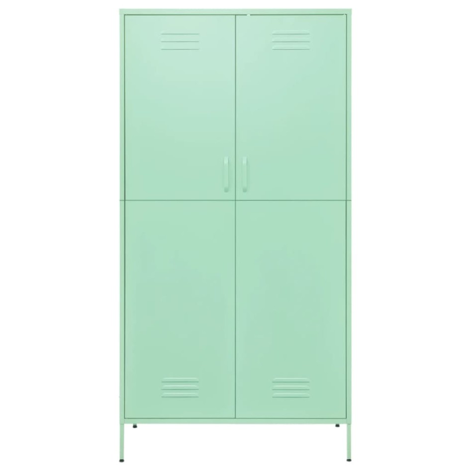 Armario de acero verde menta 90x50x180