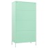 Armario de acero verde menta 90x50x180