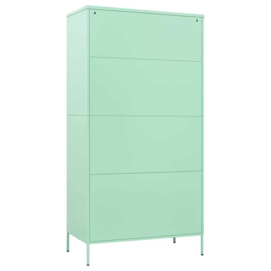 Armario de acero verde menta 90x50x180