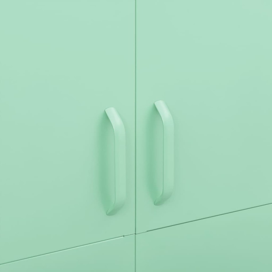 Armario de acero verde menta 90x50x180