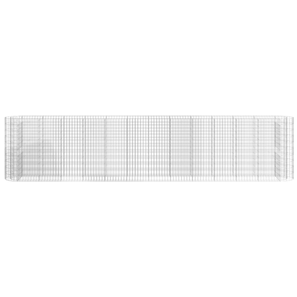 Arriate de gaviones de hierro galvanizado 470x50x100