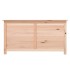 Baúl para cojines madera de abeto maciza 100x50x56
