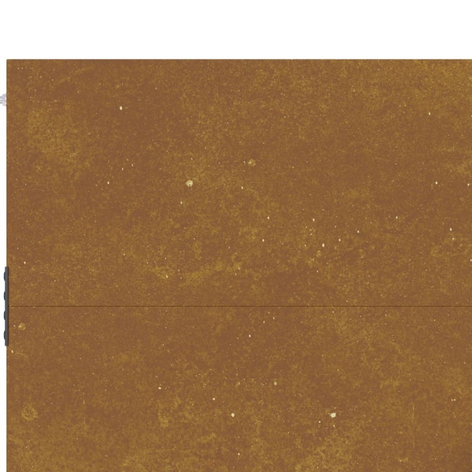 Puerta de jardín acero corten 105x180