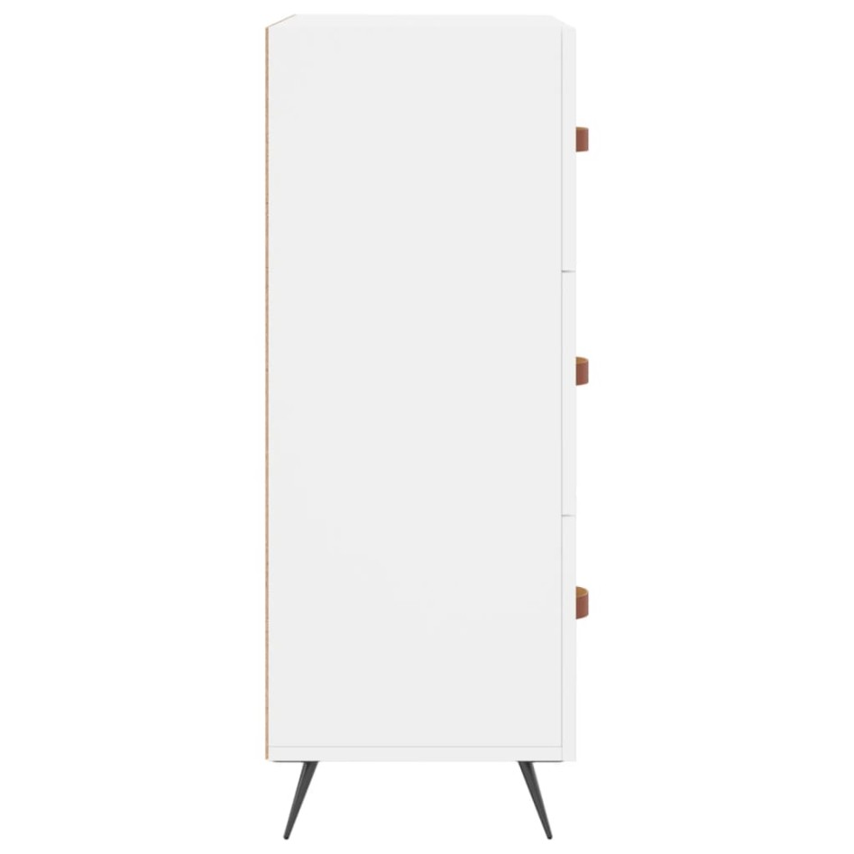 Cómoda madera de ingeniería blanco 69,5x34x90