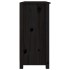 Aparador de madera maciza de pino negro 100x35x74