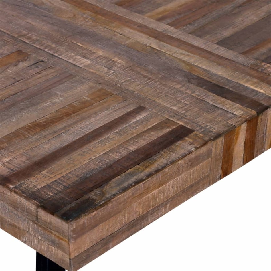 Mesa de centro cuadrada madera de teca