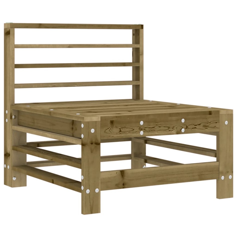 Sofá central con cojines madera de pino