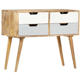 Aparador de madera maciza de mango 85x40x71