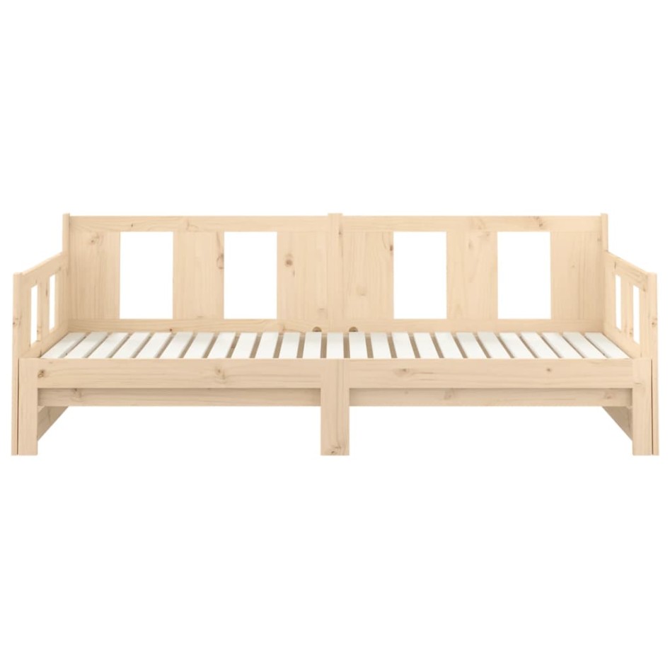 Sofá cama extraíble madera maciza de pino 2x(90x190)