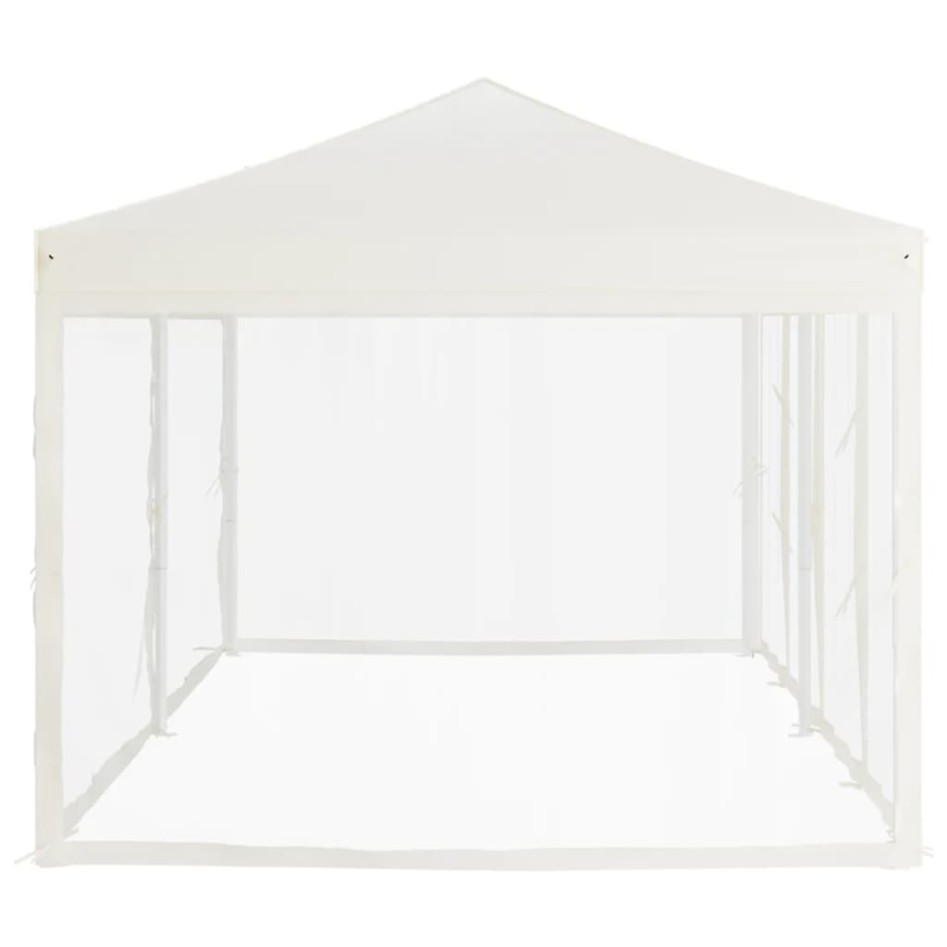Carpa para fiestas plegable con paredes laterales crema 3x6