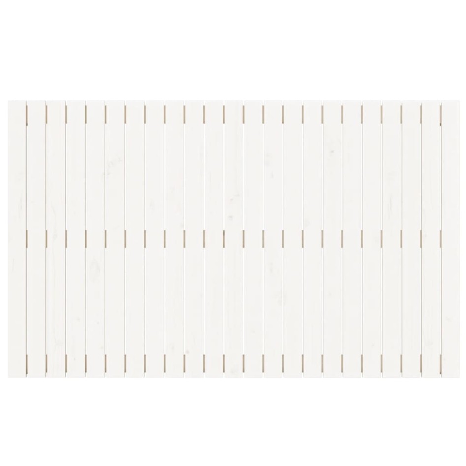 Cabecero de cama de pared madera maciza pino blanco 147x3x90