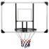 Tablero de baloncesto policarbonato transparente 106x69x3
