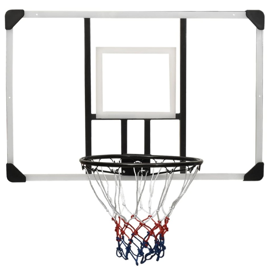 Tablero de baloncesto policarbonato transparente 106x69x3