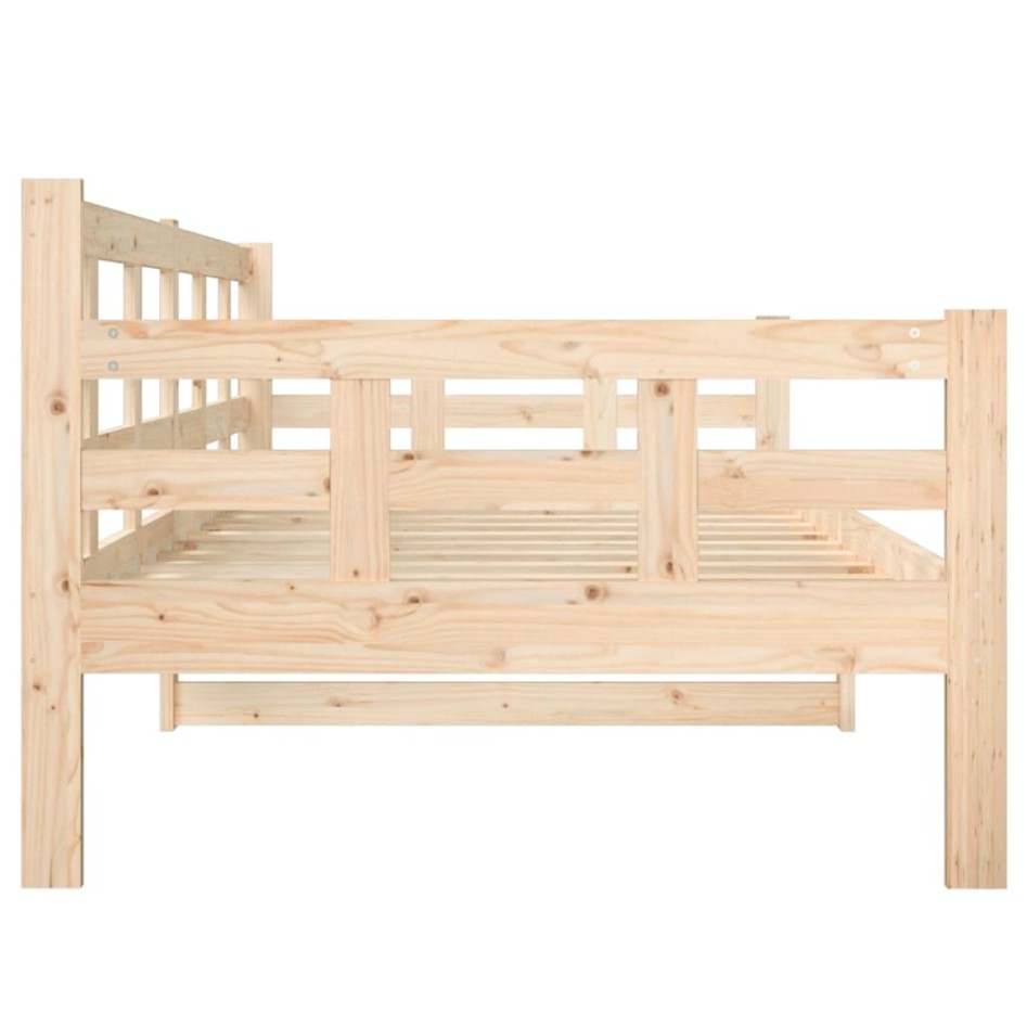 Sofá cama madera maciza de pino 90x200