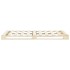 Estructura de cama de palés madera maciza de pino 200x200