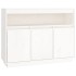 Aparador de madera maciza de pino blanco 104,5x34x80