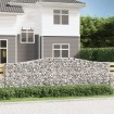Cesta gaviones forma arco hierro galvanizado 400x30x120/140 cm