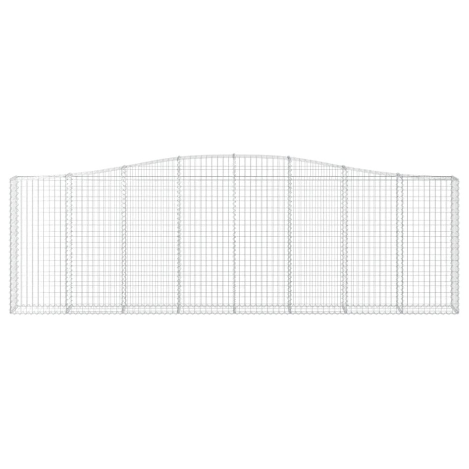 Cesta gaviones forma arco hierro galvanizado 400x30x120/140