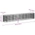 Arriate de gaviones de hierro galvanizado 600x100x100