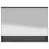 Armario de baño con espejo MDF gris antracita 80x15x60