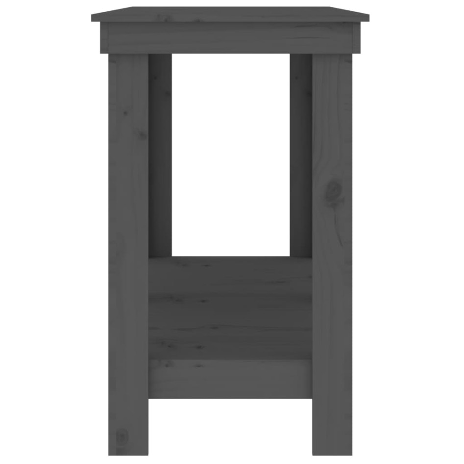 Banco de trabajo de madera maciza de pino gris 180x50x80