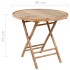 Set de comedor exterior plegable 5 piezas con cojines