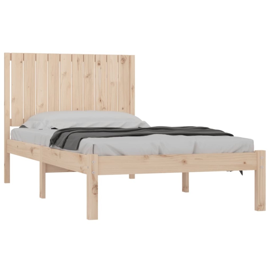 Estructura de cama madera maciza de pino 100x200