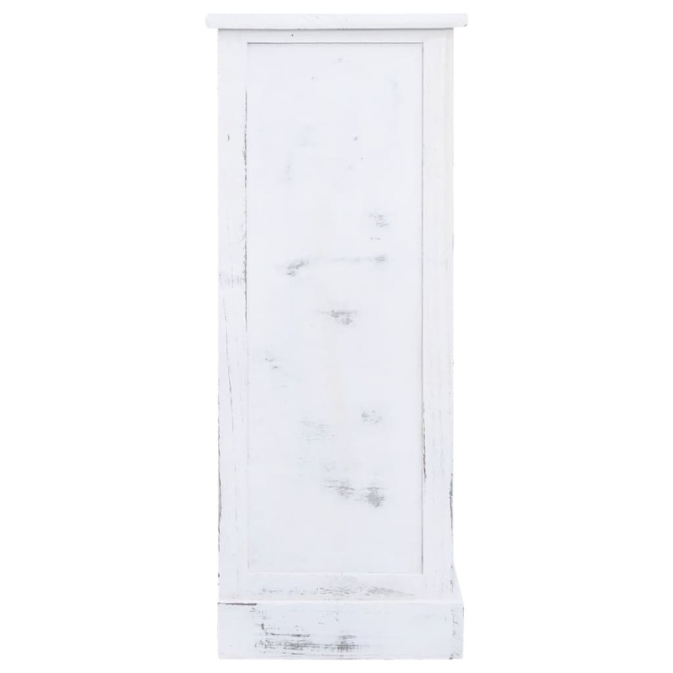 Cajonera de madera blanca 60x30x75