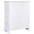 Cajonera de madera blanca 60x30x75