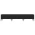 Mueble de TV madera de ingeniería negro 150x36x30