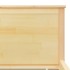 Estructura de cama madera maciza de pino 100x200