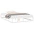 Estructura de cama de madera maciza 140x200