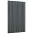 Paneles tejado 36 uds acero recubierto gris antracita 60x36