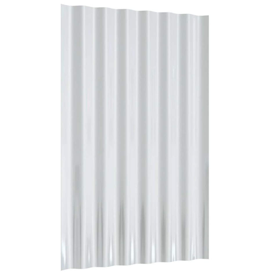 Paneles tejado 36 uds acero recubierto gris antracita 60x36