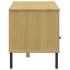 Mueble de TV con patas de metal OSLO madera maciza pino