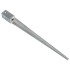 Picas de tierra 12 uds acero galvanizado plateado 7x7x90