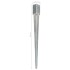 Picas de tierra 12 uds acero galvanizado plateado 7x7x90