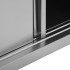 Armario pared de cocina puertas correderas acero 150x40x50